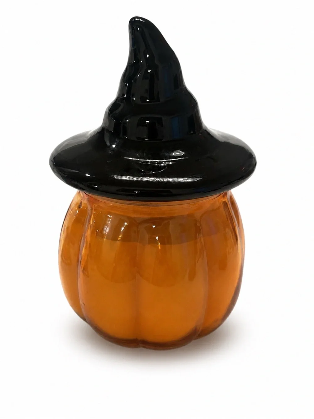 🎃Halloween Pumpkin Jack-O'-Lantern Scented Candle with Witch Hat Lid 12oz 🎃